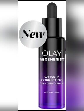 NWT Olay Regenerist Anti-Aging Night Serum, Hydrating & Wrinkle Correcting 1.0oz